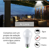 Lâmpada LED PIR Sensor de Movimento