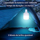 Lâmpada de LED Recarregável USB Impermeável