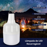 Lâmpada de LED Recarregável USB Impermeável